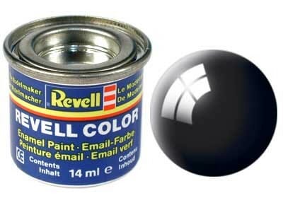 Revell Enamel #07 Zwart glanzend 14ml RE32107