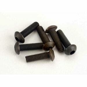 Traxxas Screws 3x10mm Button-Head Machine ( Hex Drive ) ( 6 ) TR2577