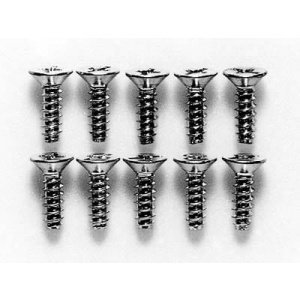 Tamiya 3x10mm Coutersunk Tapping Screw     10 stuks    TAM50578