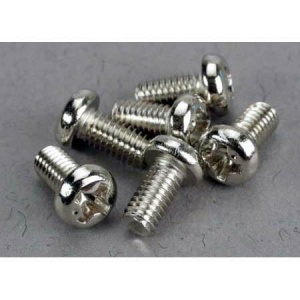 Traxxas Screws 3x6mm Roundhead Machine 6 stuks TR2558