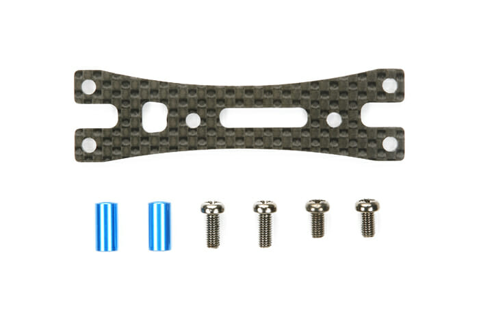 Tamiya F104 Ver.II Carbon Motor Mount Rear Plate Set TAM54375