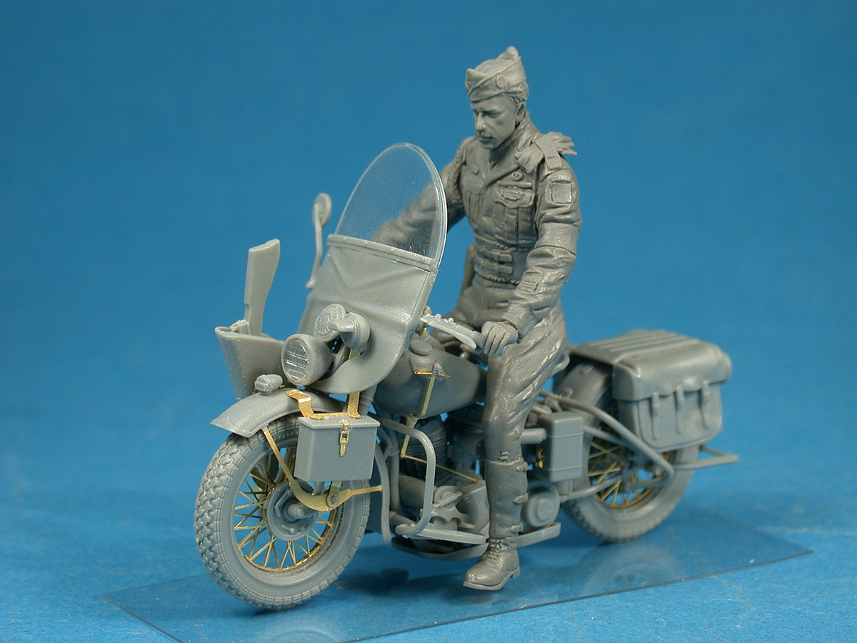 MiniArt 1:35 U.S.Military Policeman w/Motorcycle MA35168 - Afbeelding 7