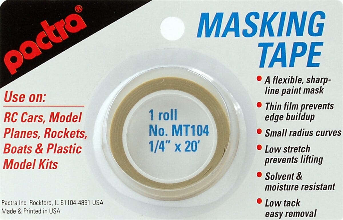 Pactra Masking Tape 1/4 x 20 MT104