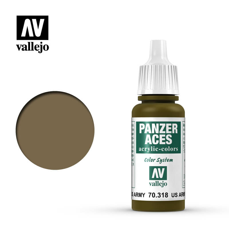 Vallejo Panzer Aces U.S. Tank Crew 17ml VAL70.318