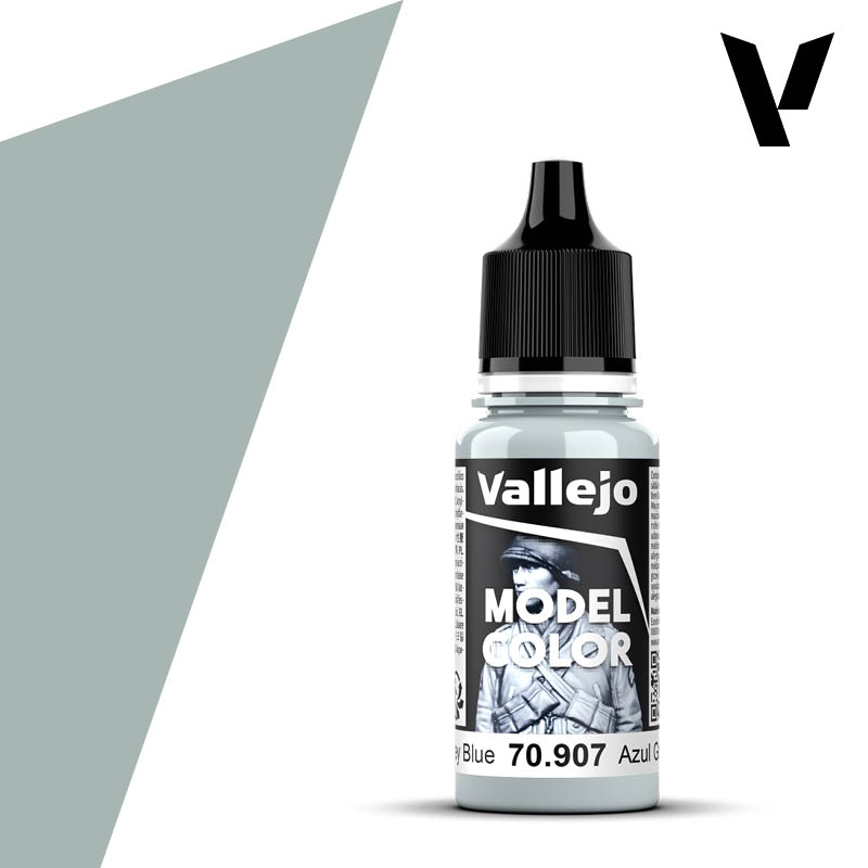Vallejo Model Color Acryl #168 Pale Grey Blue 18ml VAL70.907