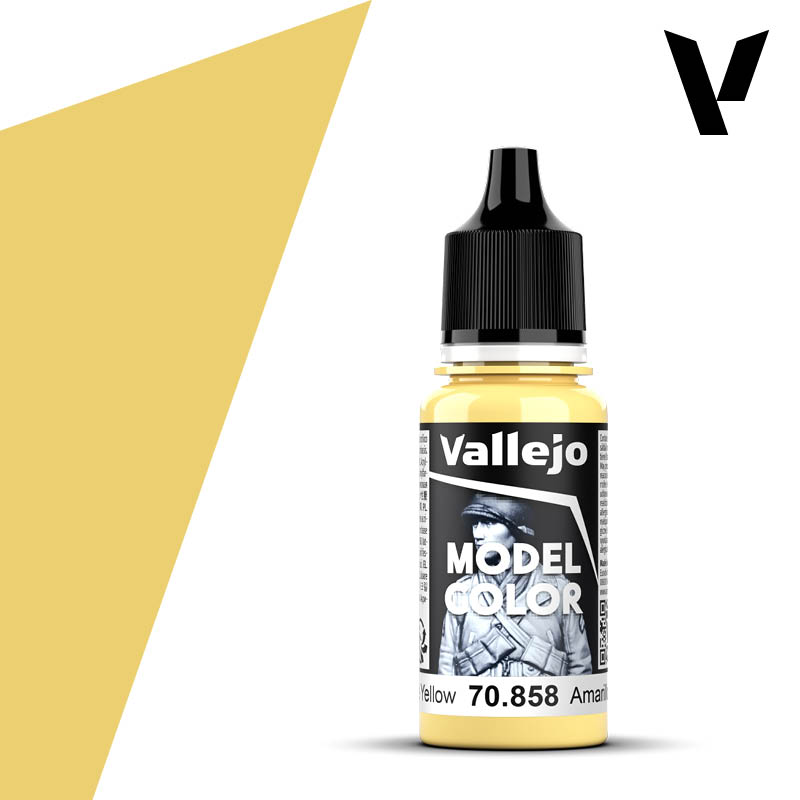 Vallejo Model Color Acryl #23 Ice Yellow 18ml VAL70.858