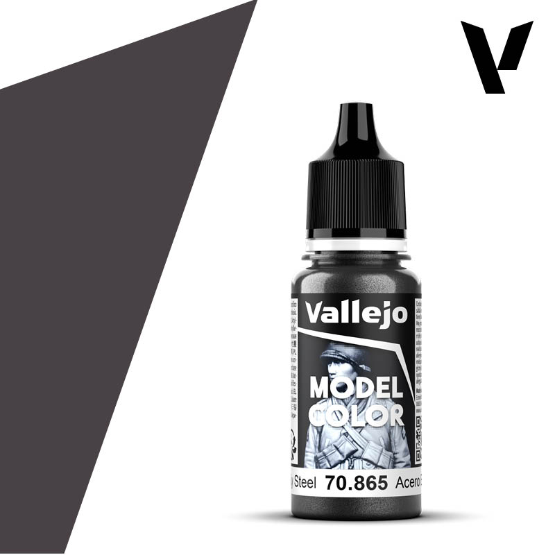 Vallejo Model Color Acryl #196 Oily Steel 18ml VAL70.865