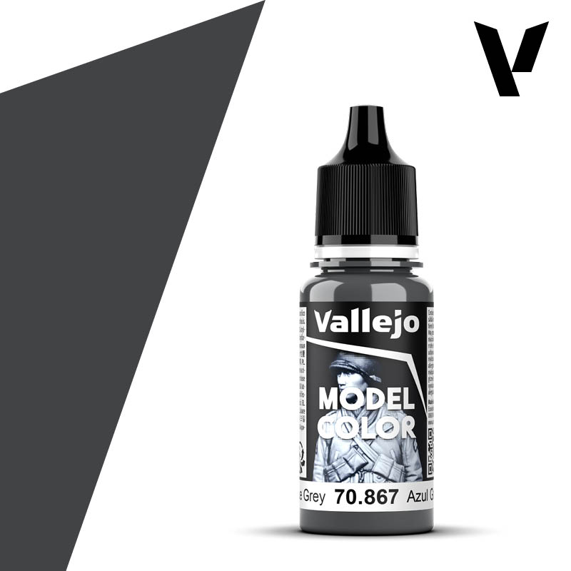 Vallejo Model Color Acryl #180 Dark Blue Grey RLM74 18ml VAL70.867