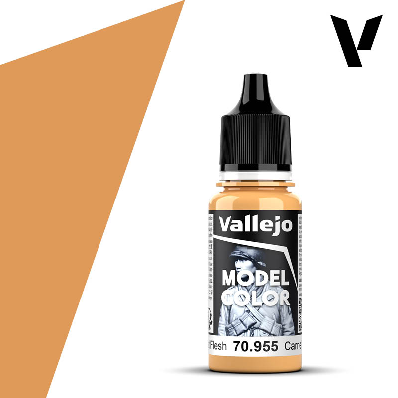 Vallejo Model Color Acryl #17 Flat Flesh 18ml VAL70.955