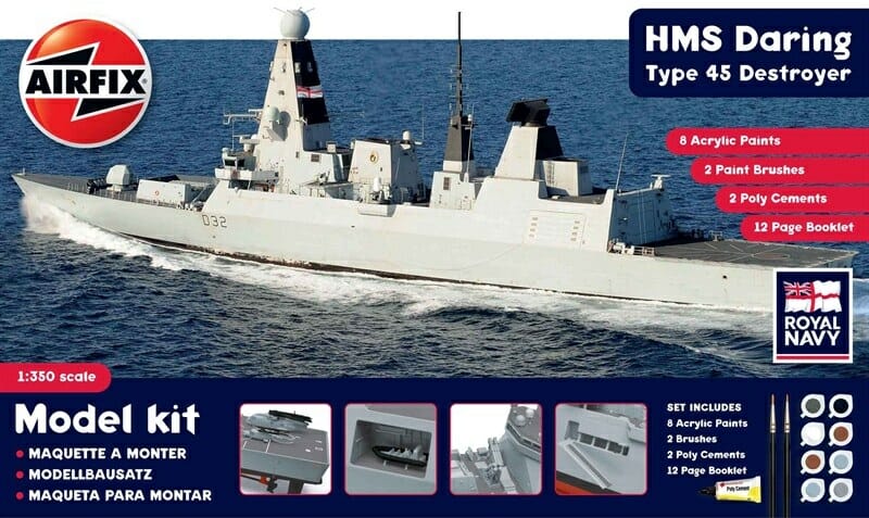 Airfix 1:350 HMS Daring Type 45 Destroyer AF50132