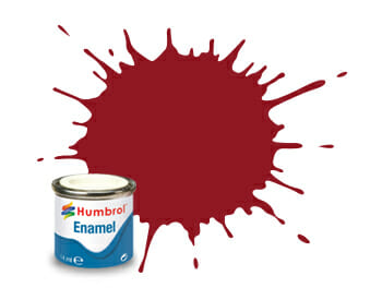 Humbrol Enamel Paint #20 Crimson Gloss 14ml HAA0223
