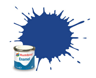 Humbrol Enamel Paint #25 Blue Matt 14ml HAA0271