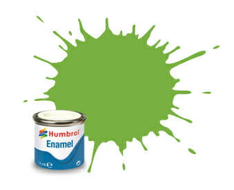 Humbrol Enamel Paint #38 Lime Green Gloss 14ml HAA0415
