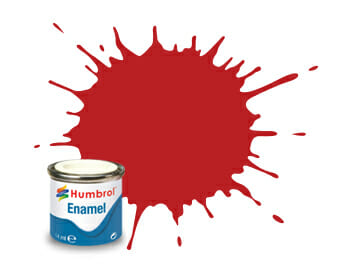 Humbrol Enamel Paint #60 Scarlett Matt 14ml HAA0655