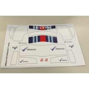 Williams 2015 FW37 Montech F1 Wing Decal Sheet BRPD1301