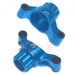 Yeah Racing Alu. Rear Hub/Knuckle Arm 3 Degree For Tamiya TT-02 TT02-007-3BU