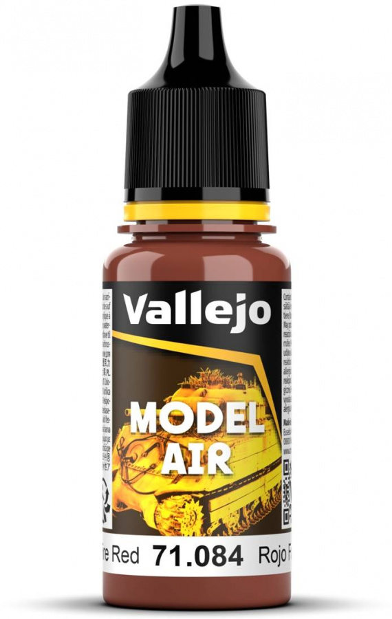 Vallejo Model Air Fire Red 18ml VAL71.084