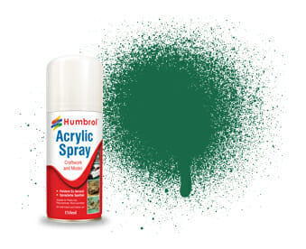 Humbrol Acrylic Spray # 30 Dark Green Matt HAD6030