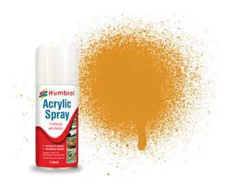 Humbrol Acrylic Spray # 54 Met.Brass HAD6054