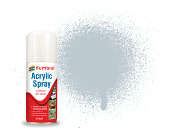 Humbrol Acrylic Spray # 56 Met.Aluminium HAD6056
