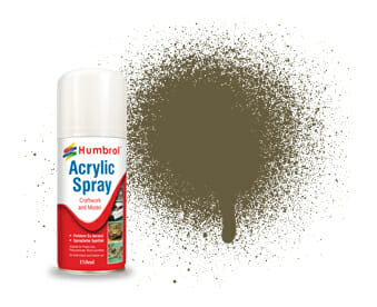 Humbrol Acrylic Spray # 86 Light Olive HAD6086