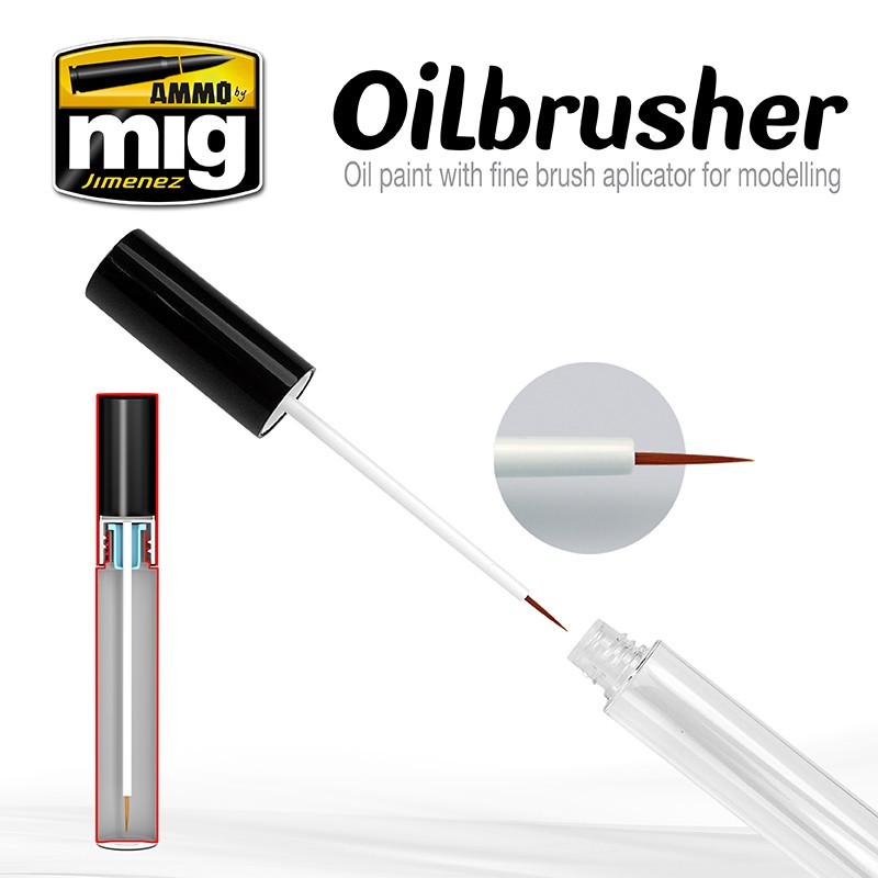 AMMO MIG Oilbrusher Dark Green MIG3507 - Afbeelding 2