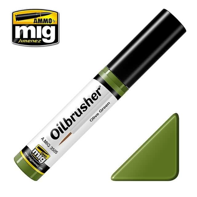 AMMO MIG Oilbrusher Olive MIG3505