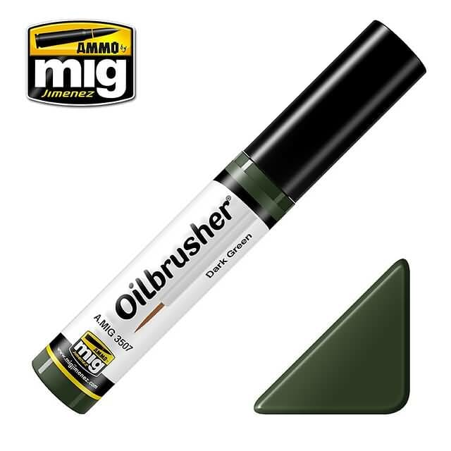 AMMO MIG Oilbrusher Dark Green MIG3507