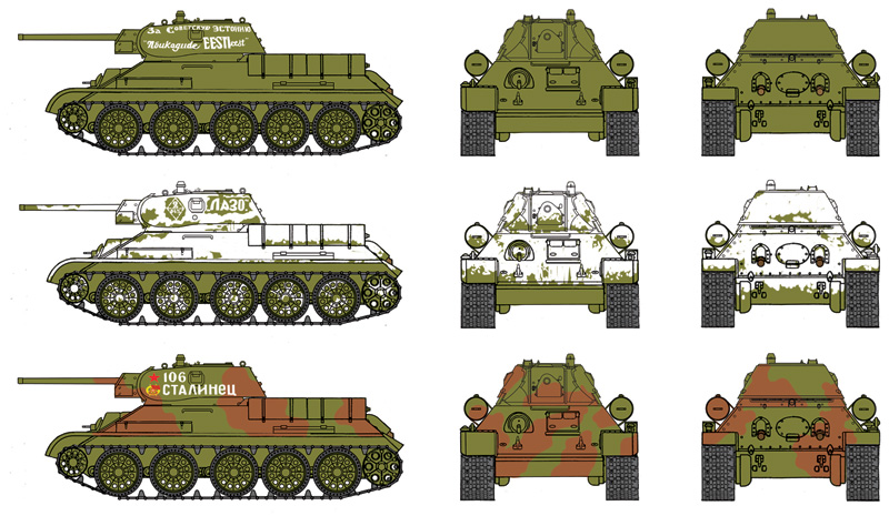 Italeri 1:72 T-34/76 M42 Assembly Modellen IT7523 - Afbeelding 3