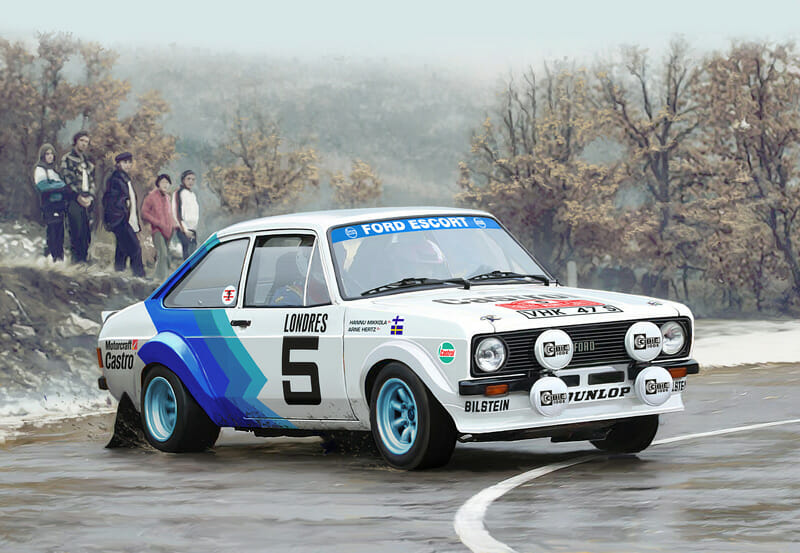 Italeri 1:24 Ford Escort RS1800 Mk.II IT3655