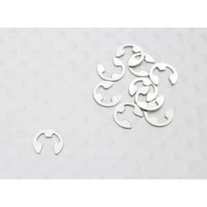 Racing E-Clips 4mm ( 6 stuks ) R81002
