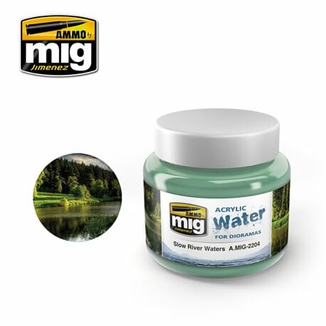 AMMO MIG Acrylic Slow Rivers Waters 250ml MIG2204