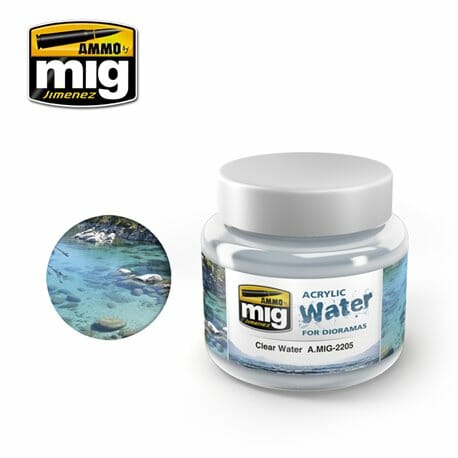 AMMO MIG Acrylic Clear Water 250ml MIG2205