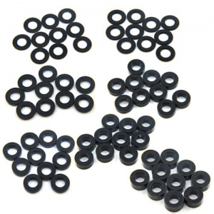 Yeah Racing Alu. M3 Flat Washer YA-0390BK
