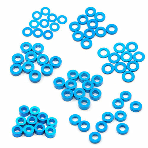 Yeah Racing Alu. M3 Flat Washer YA-0390LB