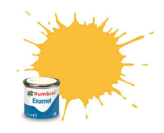 Humbrol Enamel Paint #7 Licht Buff Gloss 14ml HAA0076