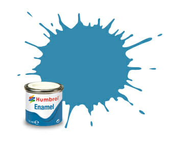 Humbrol Enamel Paint #48 Mediterranean Blue Gloss 14ml HAA0521