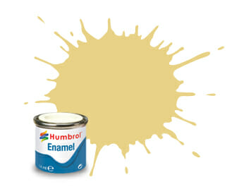 Humbrol Enamel Paint #103 Creme Mat 14ml HAA1136