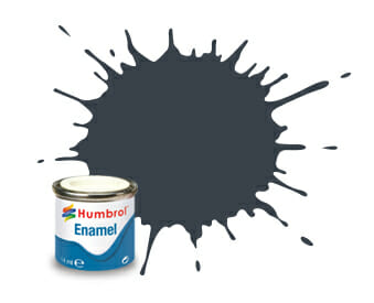 Humbrol Enamel Paint #32 Donkergrijs Mat 14ml HAA1506