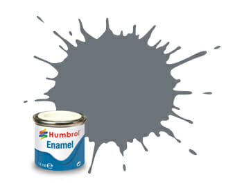 Humbrol Enamel Paint #164 Donker Zeegrijs Satin 14ml HAA1780