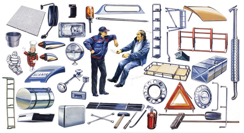 Italeri 1:24 Truck Shop Accessories IT764