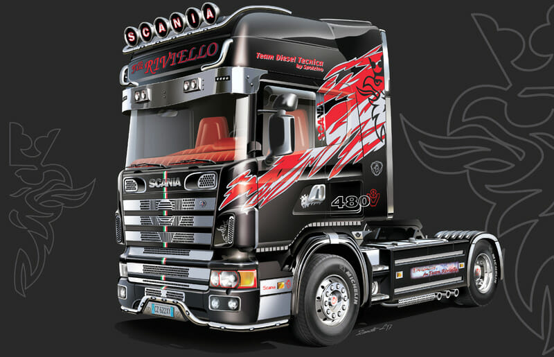 Italeri 1:24 Scania 164L Topclass IT3922