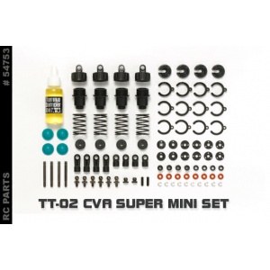 Tamiya TT-02 CVA Super Mini Shock Unit Set ( 4 ) TAM54753