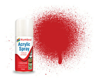 Humbrol Acrylic Spray # 220 Italian Red Gloss HAD6220
