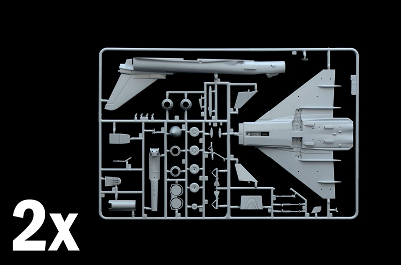 Italeri 1:72 EF-2000 100th Anniversary " Gruppi Caccia " IT1406 - Afbeelding 4