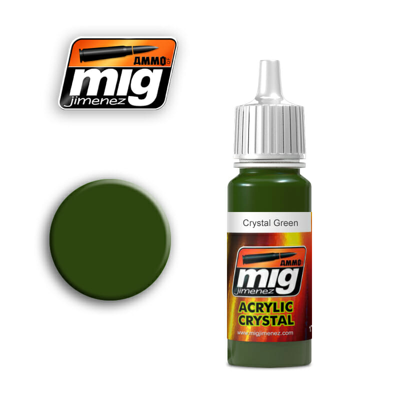 AMMO MIG Acrylic #092 Crystal Crystal Green 17ml MIG-092