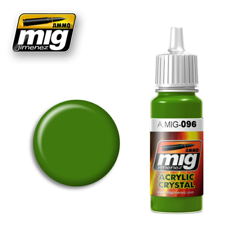 AMMO MIG Acrylic Crystal #0096 Crystal Periscope Green 17ml MIG0096