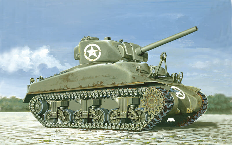 Italeri 1:72 M4A1 Sherman IT7003