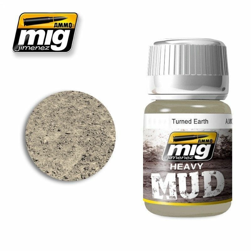 AMMO MIG Heavy Mud Texture Turned Earth 35ml MIG1702