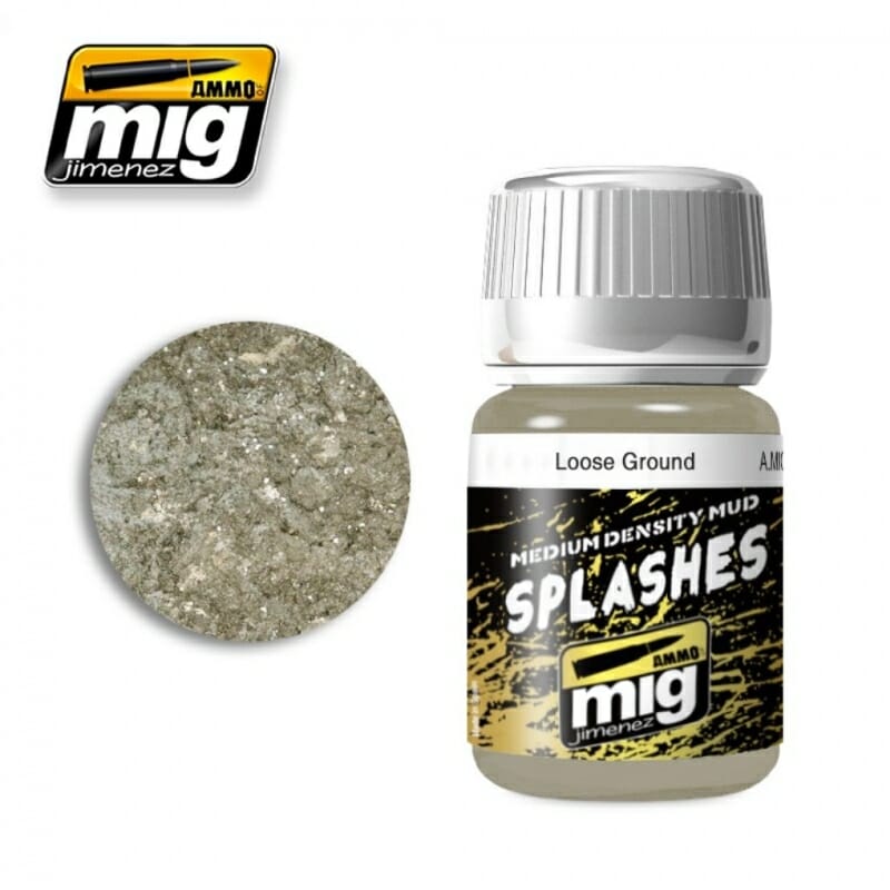 AMMO MIG Splash Medium Mud Texture Loose Ground MIG1752